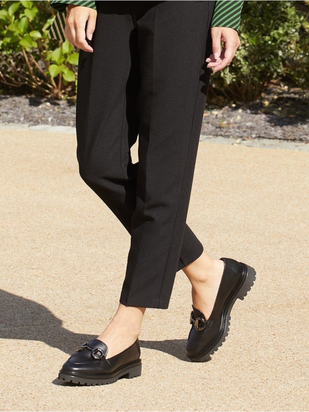 Sole Bliss Treasure Black Loafers 40